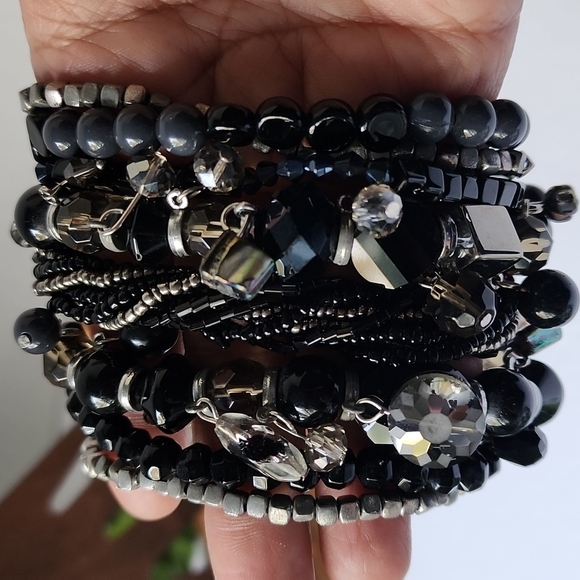 Boho Multi Strand Statement Bracelet - Picture 8 of 8